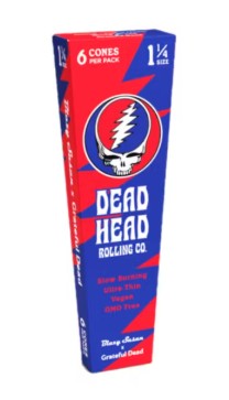 Photograph of product: BZYC114 BLAZY SUSAN CONES 1 1/4 SIZE 6PK GRATEFUL DEAD