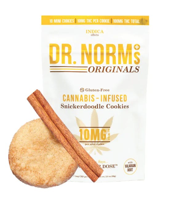 Photograph of product: 100MG 10pk Cookies Snickerdoodle (Gluten Free) - Snickerdoodle 10pk (Gluten Free)