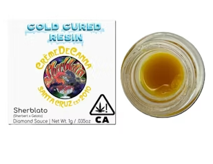 Photograph of product: Creme De Canna Sharblato Cold Cured Resin Diamond Sauce