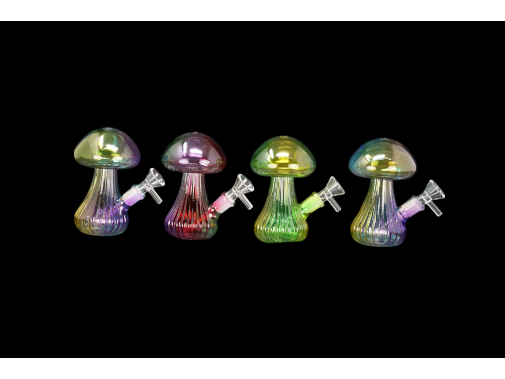 Photograph of product: Small Glass Mushroom Bong