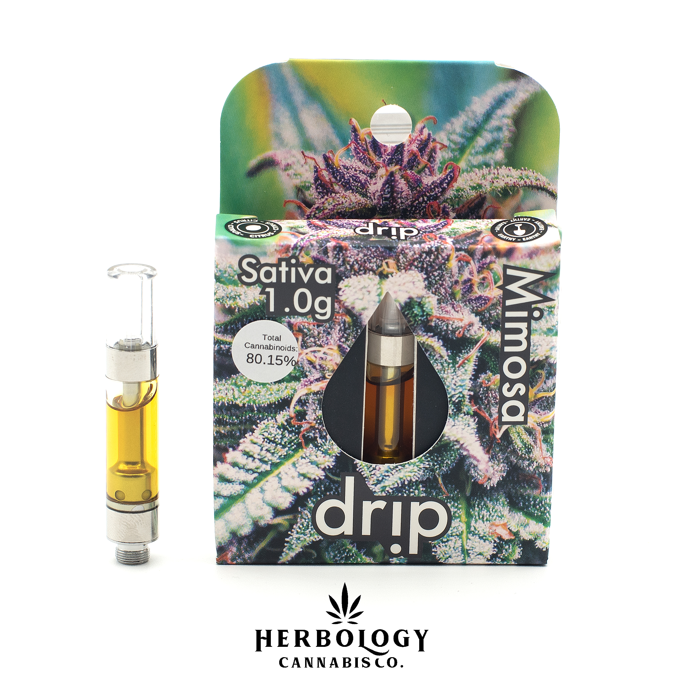 Photograph of product: Drip | Distillate 510 Cart | Mendo Breath | 1g