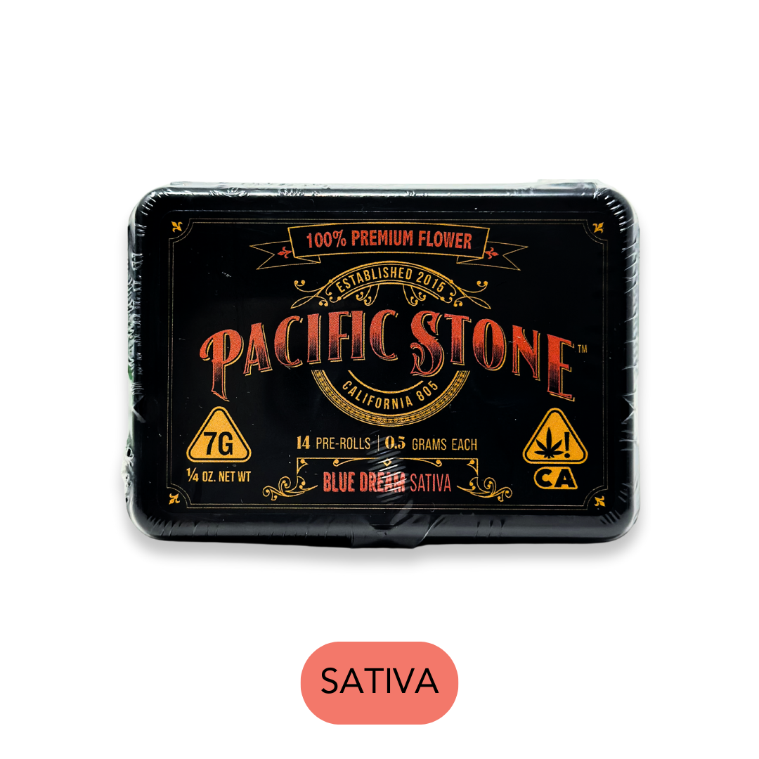 Photograph of product: Pacific Stone - Blue Dream -  Preroll Pack - 14pk - 7g