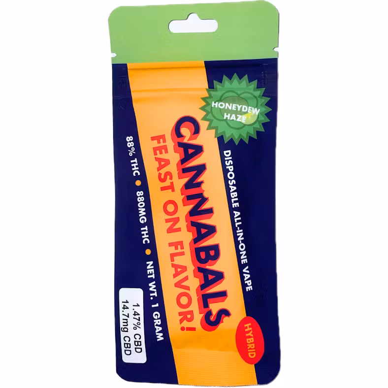 Photograph of product: Cannabals | Honeydew Haze | Hybrid | AIO