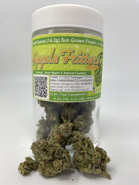 Photograph of product: Apple Fritter | 14g Flower