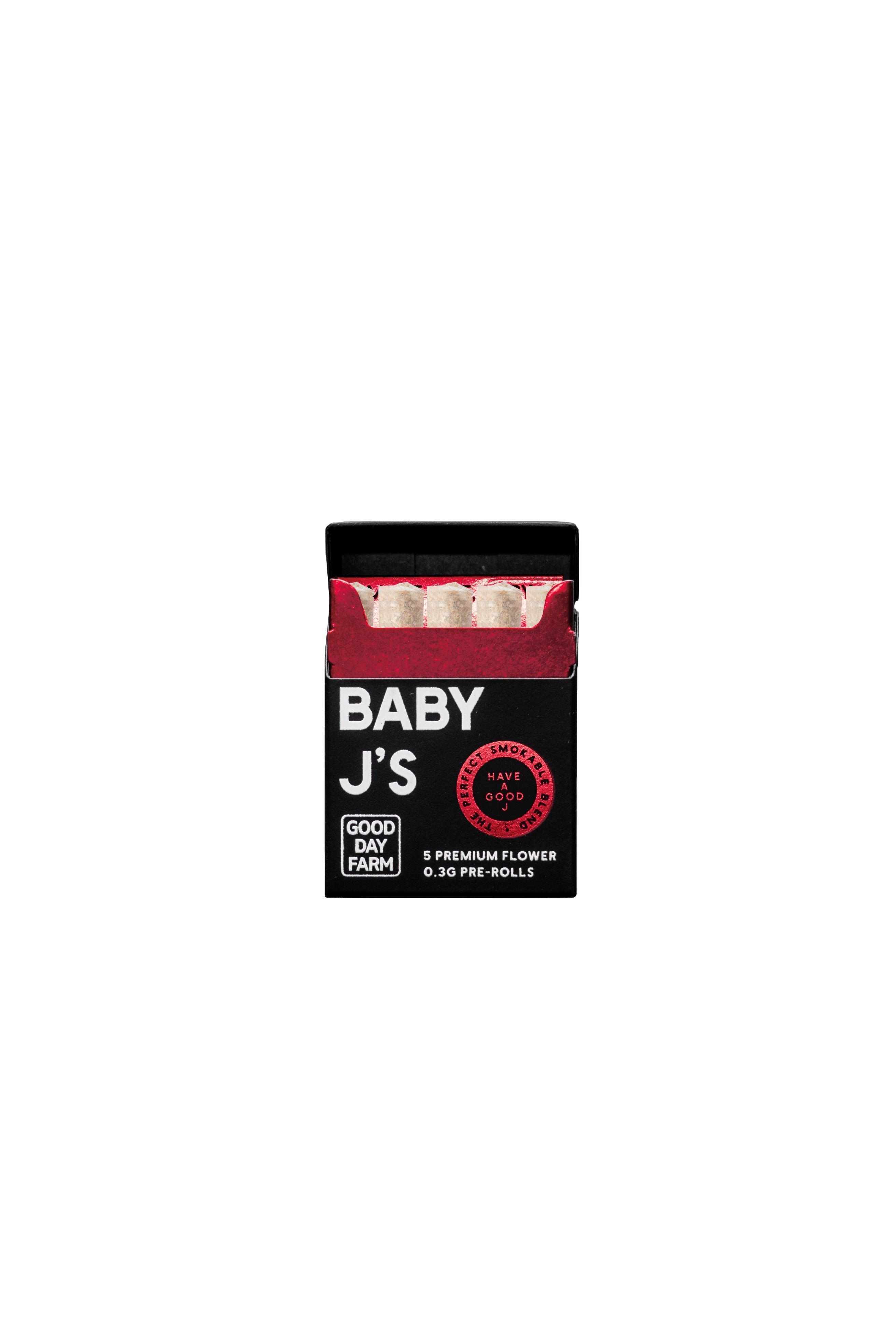 Photograph of Product: COOKIES | BABY J'S | PRE ROLL | 5 PACK