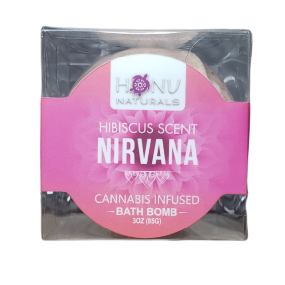 Photograph of product: Honu - Nirvana Hibiscus Bath Bomb