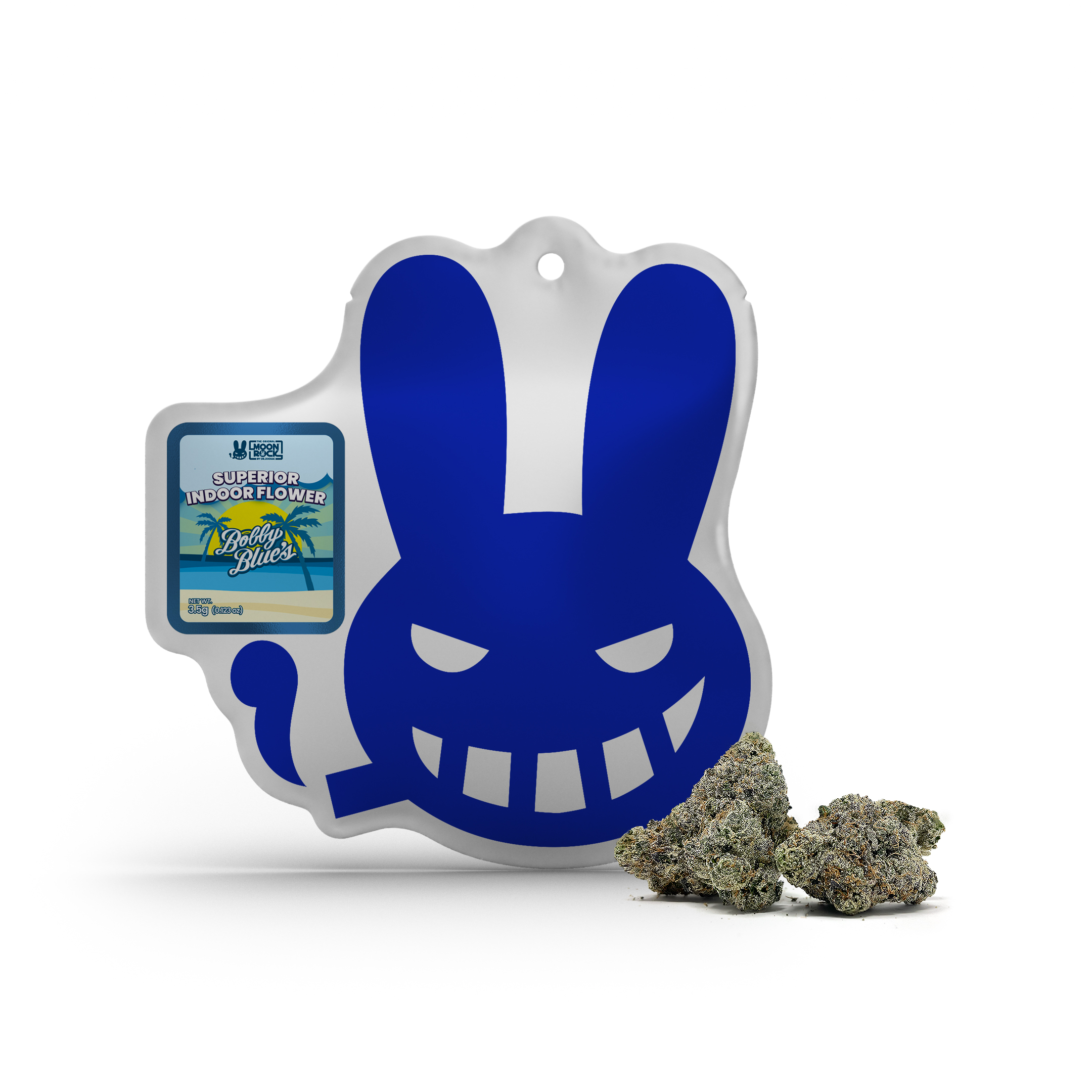 Photograph of Product: Dr. Zodiak's Moonrock Fuzzy Wuzziez -  Bobby Blue - 3.5g