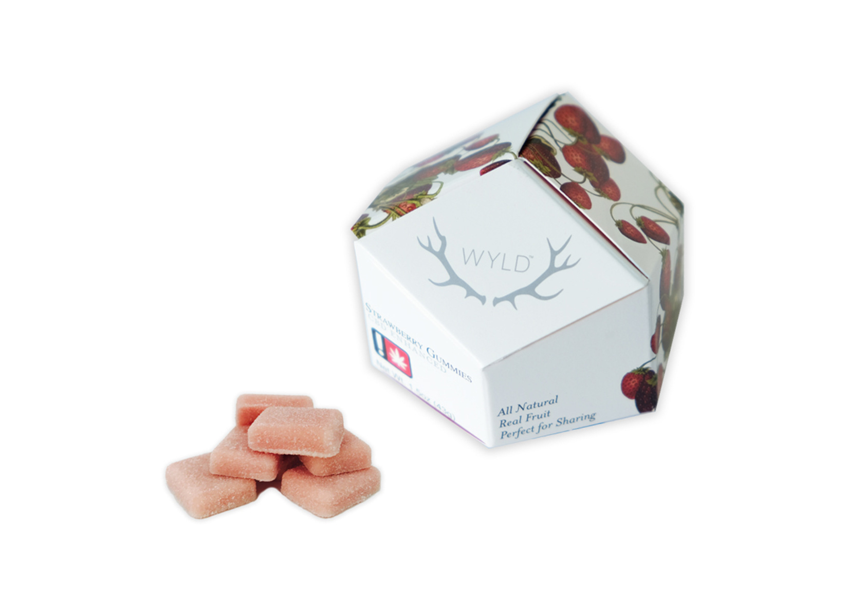 Photograph of product: Strawberry CBD Gummies