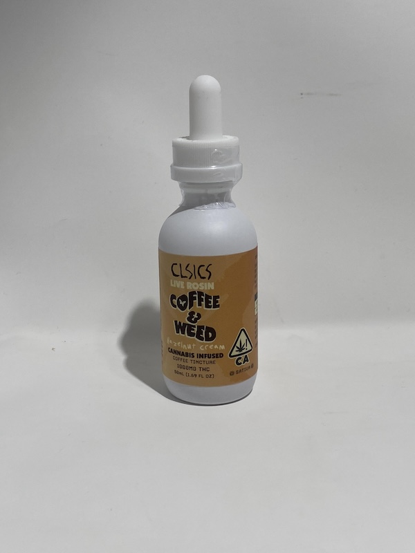Photograph of product: Hazelnut Cream Tincture (Live Rosin) - 1000mg - (S) - CLSICS