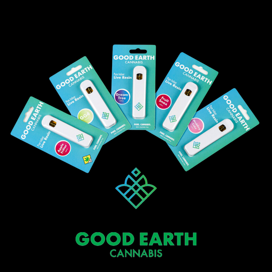 Photograph of product: Peach Disposable Cartridge Good Earth Oui'd