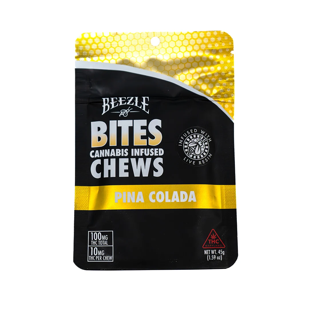 Photograph of product: Pina Colada Beezle Bites 10mg/10pk