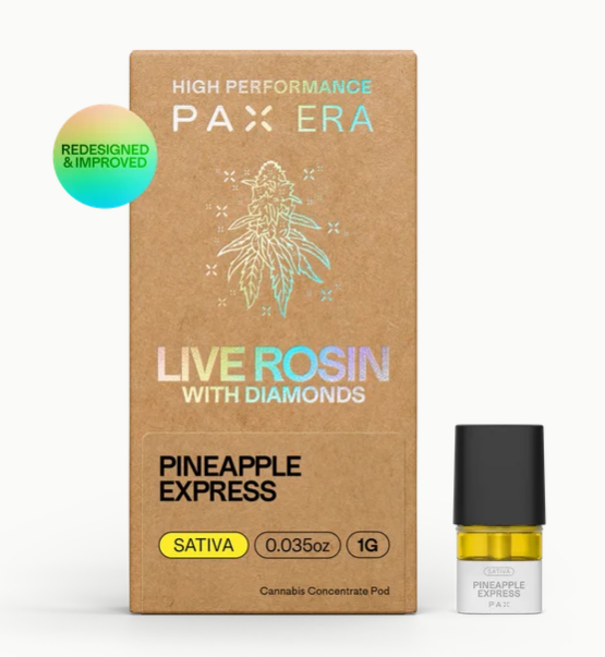 Photograph of product: Pineapple Express Live Rosin Pod