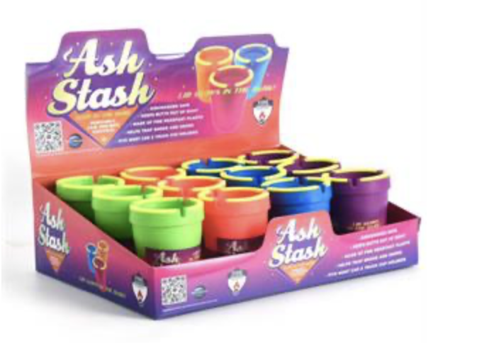 Photograph of product: ASH STASH PORTABLE ASHTRAY