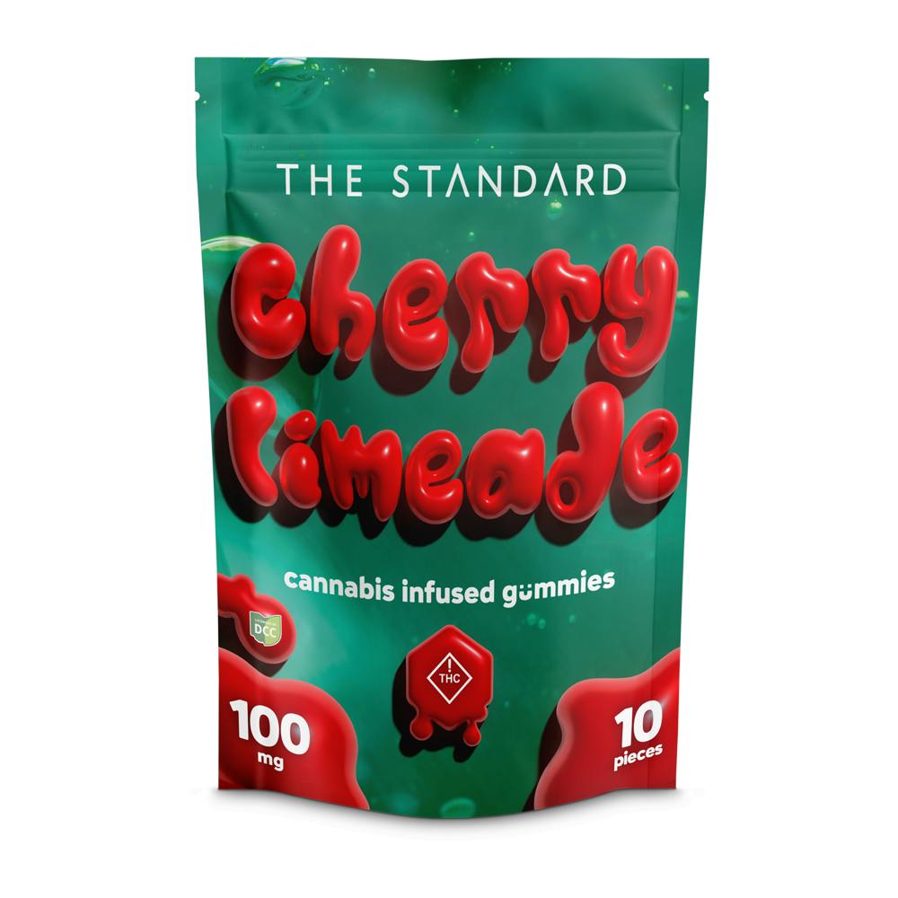 Photograph of product: Cherry Limeade Gummies | 10pk | 100mg - 