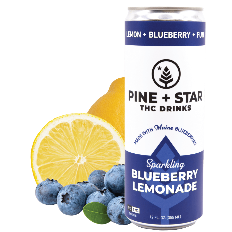 Photograph of product: Pine + Star | Sparkling Blueberry Lemonade