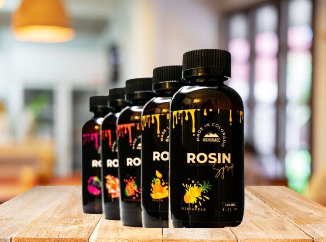 Photograph of product: Syrup Rosin 100mg Grape