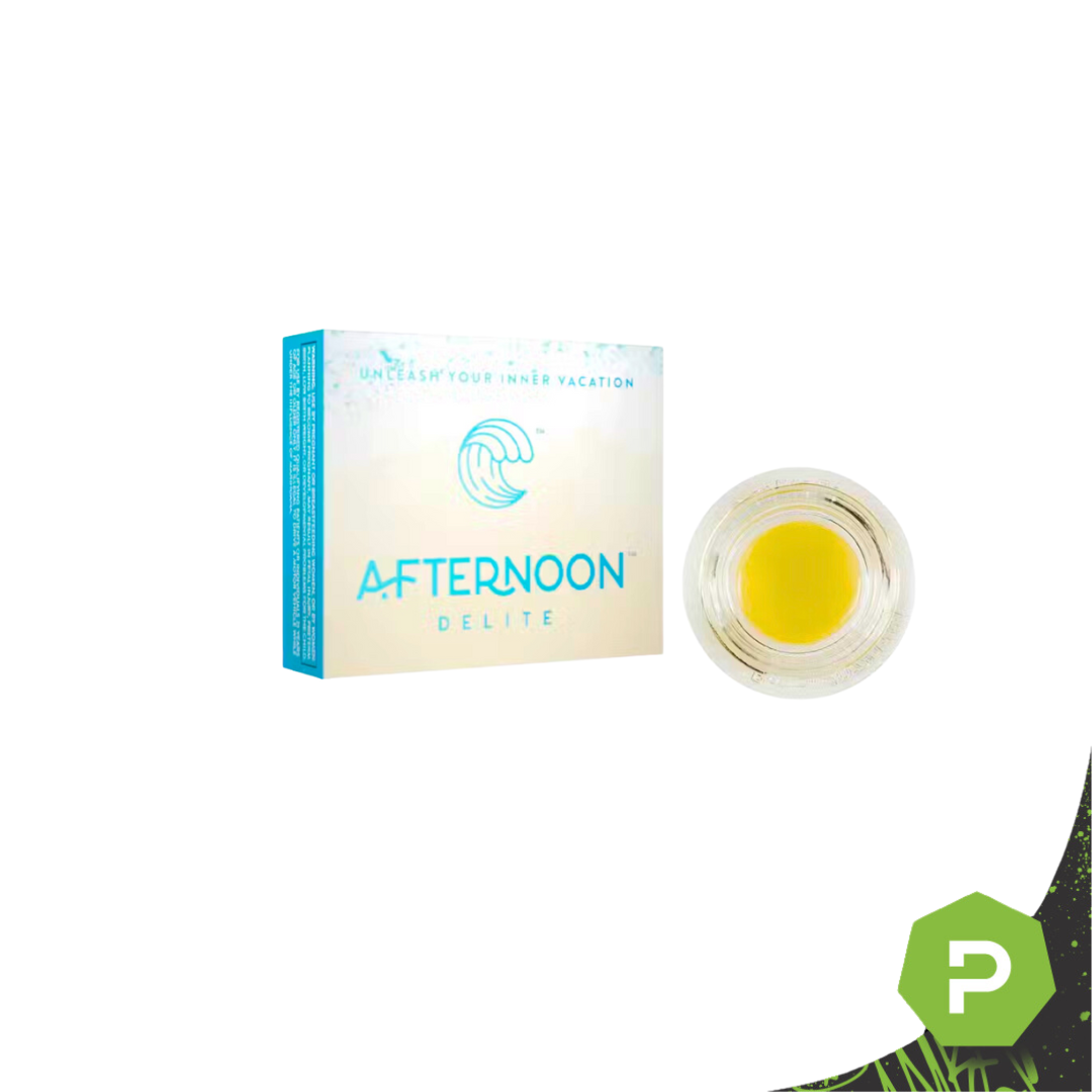 Photograph of product: Afternoon Delite | 1g Live Resin | OG 18