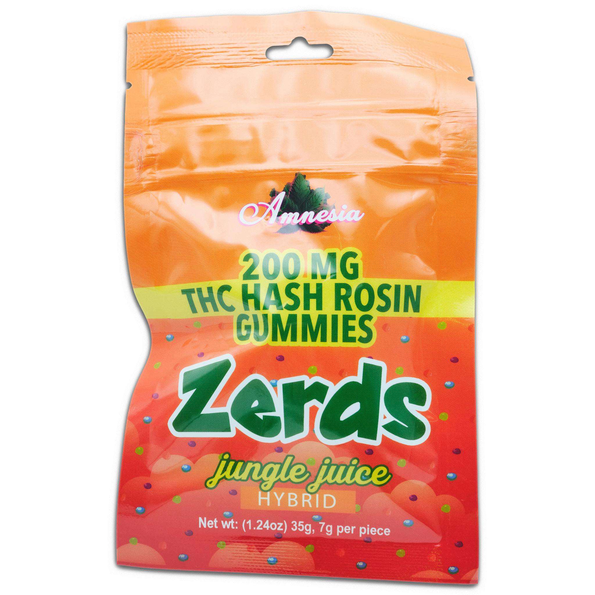 Photograph of product: AMNESIA | au chocolat ROSIN GUMMIES | 200MG | JUNGLE JUICE