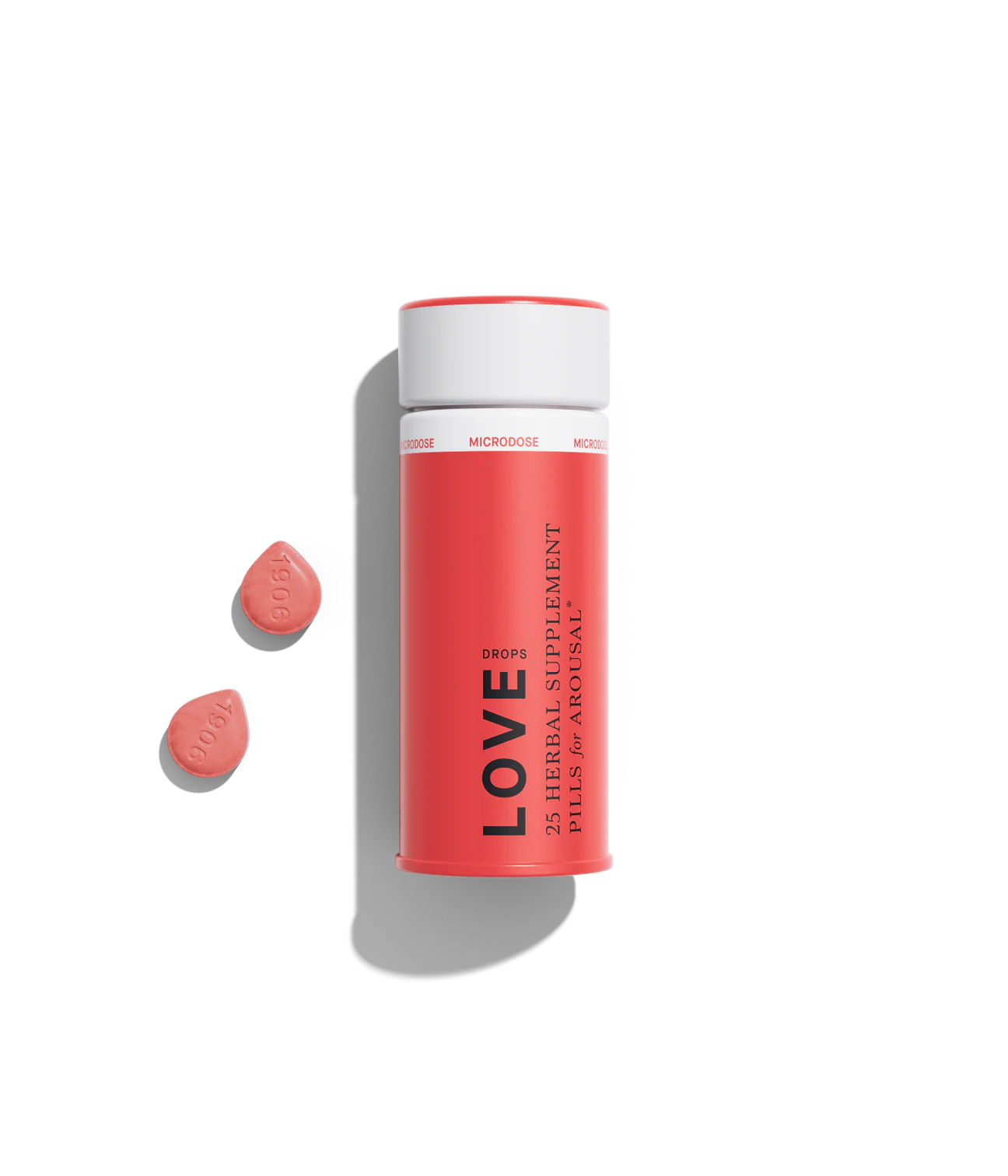 Photograph of product: Tablet - Love Drops - 75mg TH-oui / 75mg CBD - 20 Servings, 2.5mg