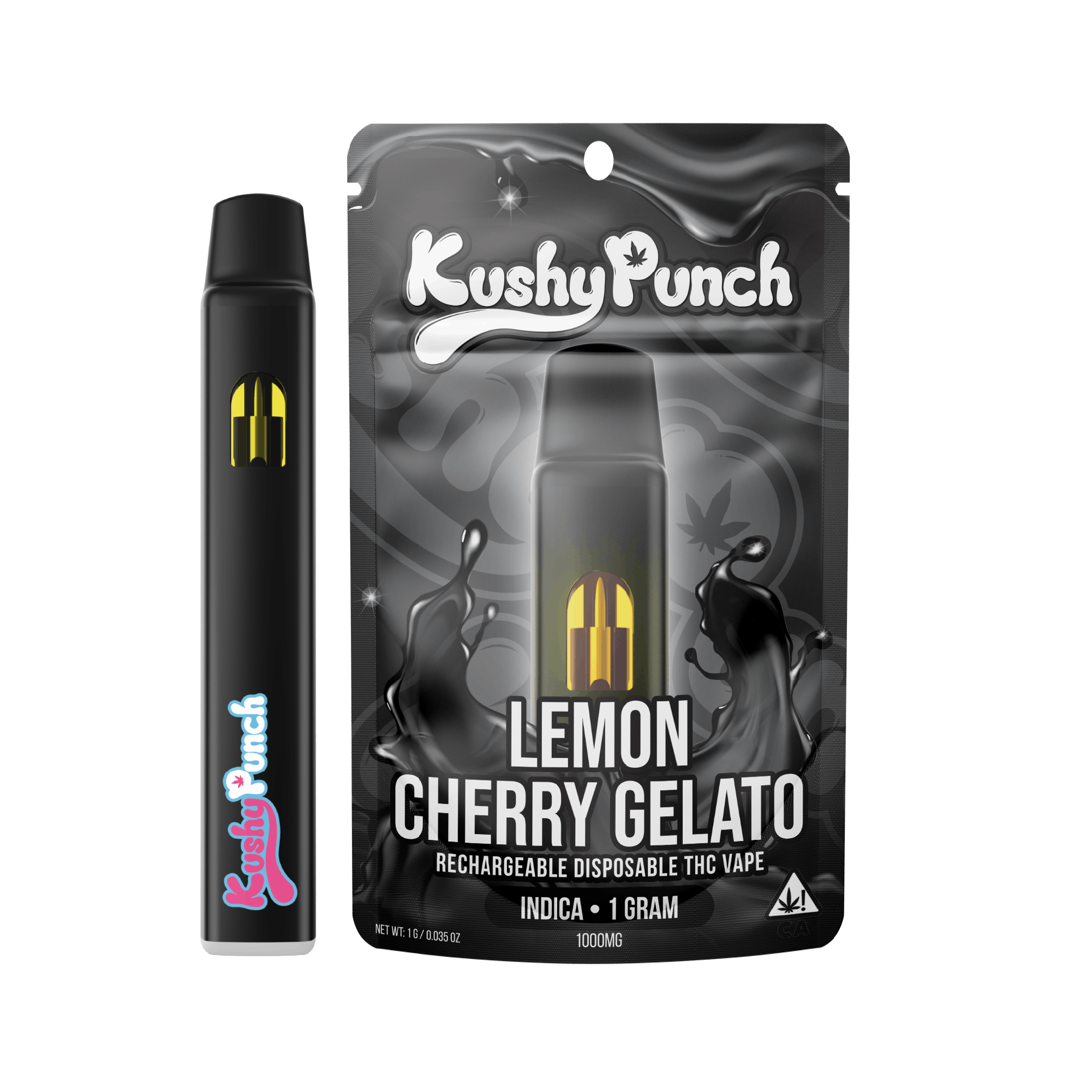Photograph of product: AIO VAPE 1G Oui'd LEMON CHERRY GELATO