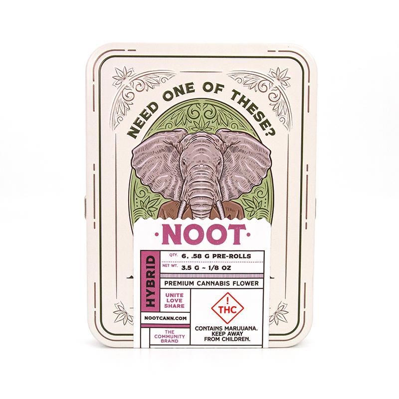 Photograph of product: Noot (H) 6pk .5g Pre-rolls