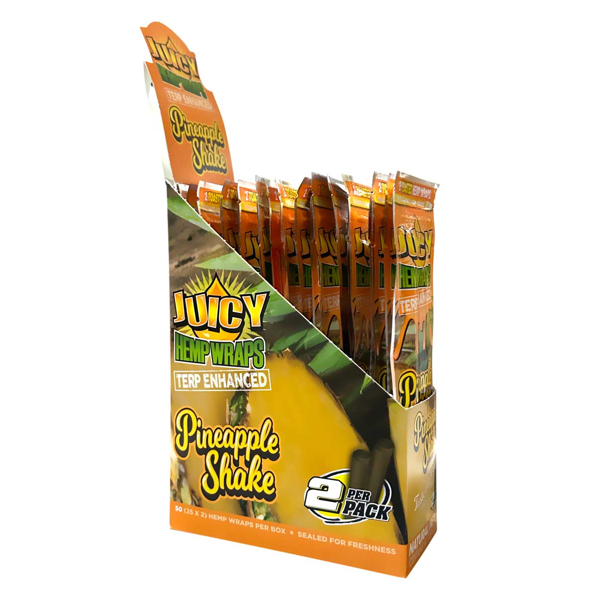 Photograph of product: Pineapple Shade Hemp Wrap 2pk
