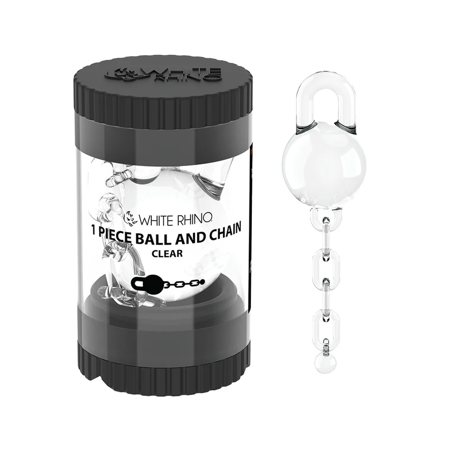 Photograph of product: White Rhino - Terp Sluper Ball and Chain - Clear