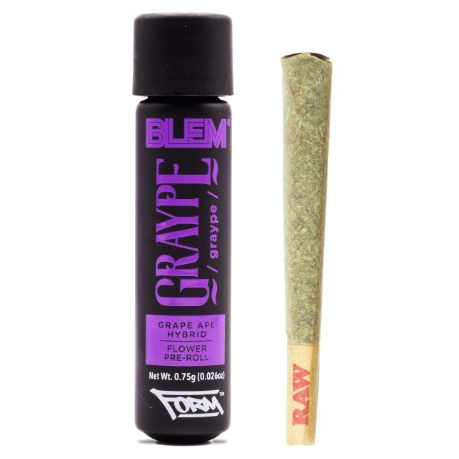Photograph of product: GRAYPE - 0.75G PREROLL
