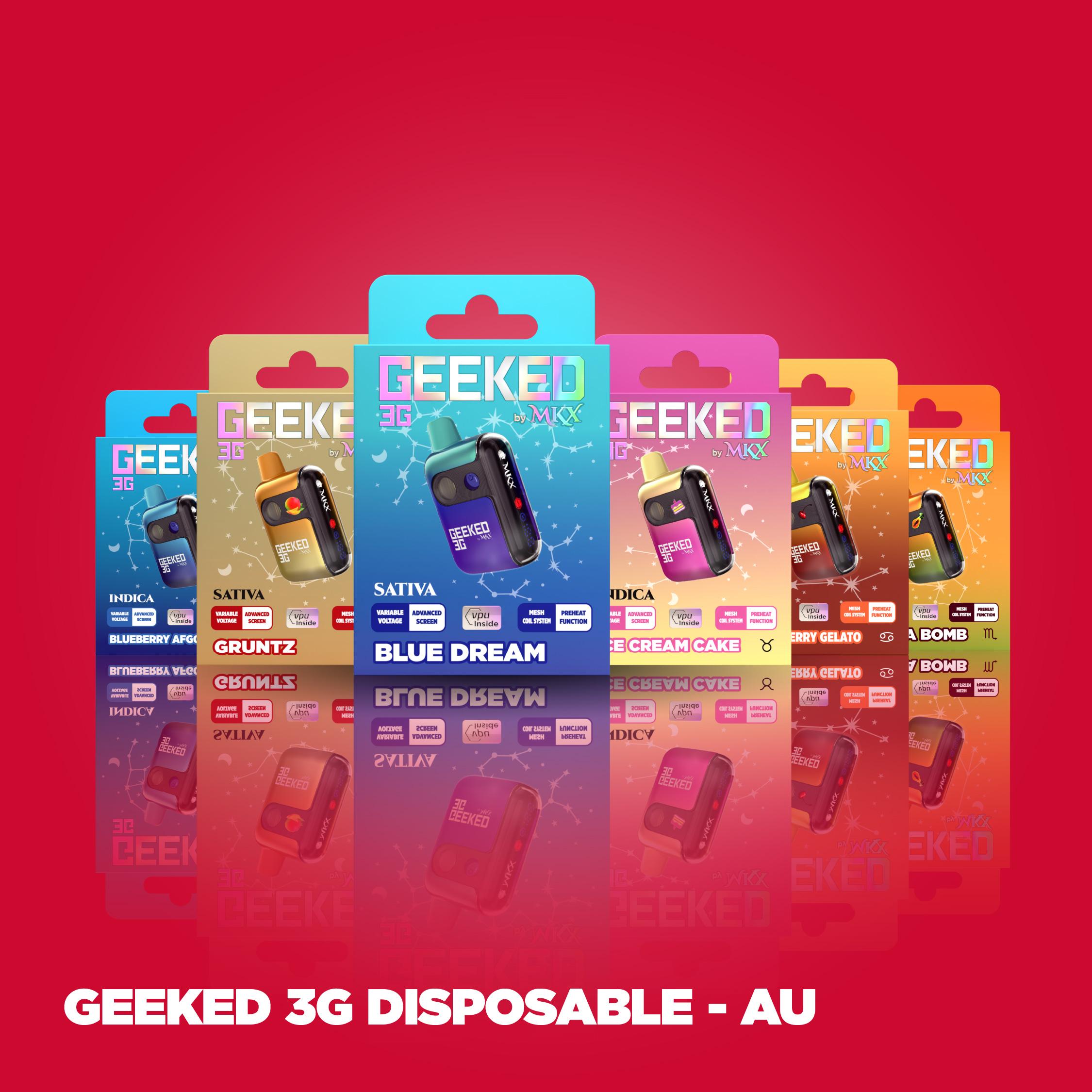 Photograph of product: MKX | Permanent Marker Geeked Oui'd Disposable Vape (AU)