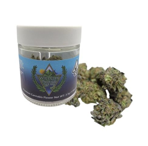 Photograph of product: Willow Creekside - Grand Daddy Purple - 3.5g Flower - 