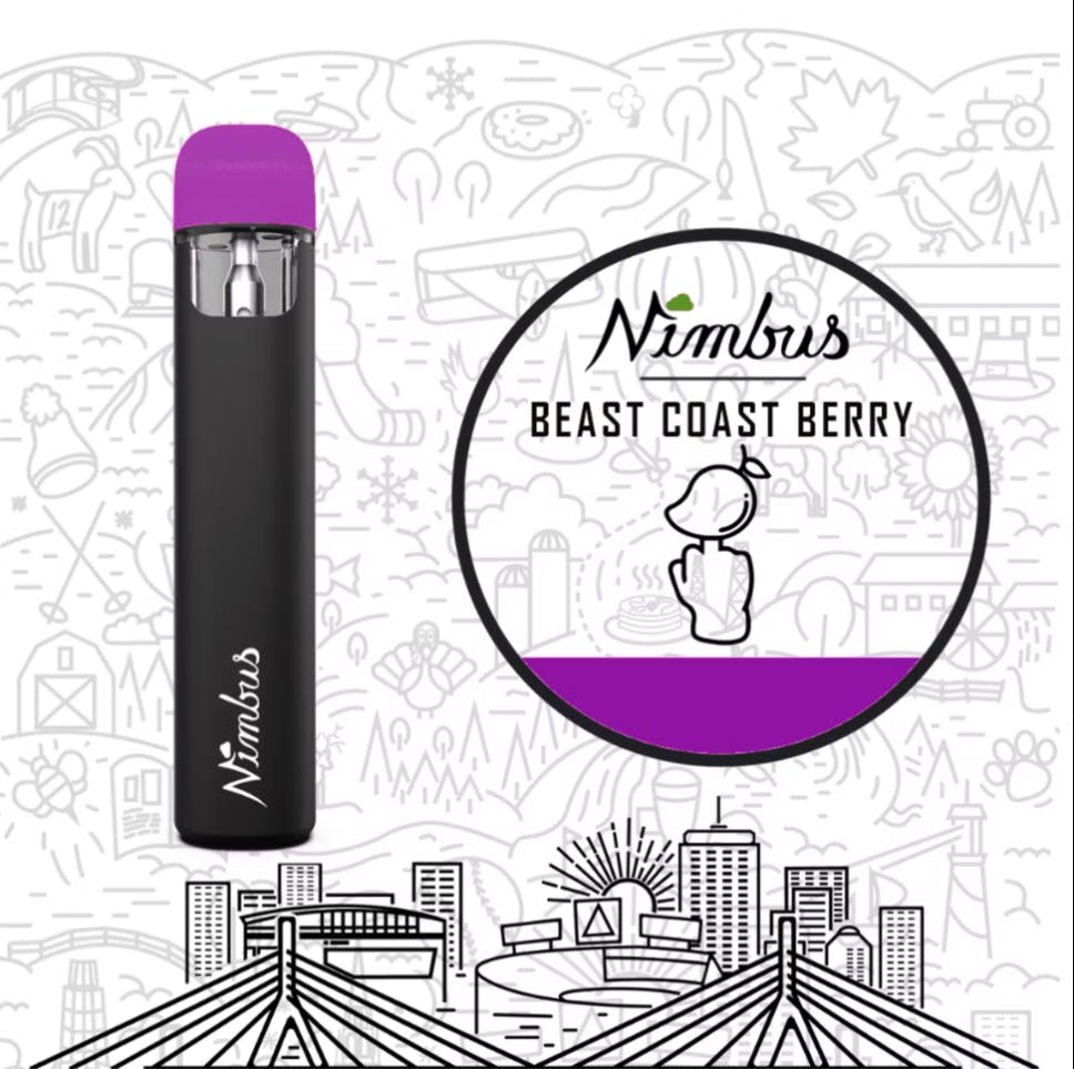 Photograph of product: Nimbus | Beast Coast Berry Disposable Cartridge