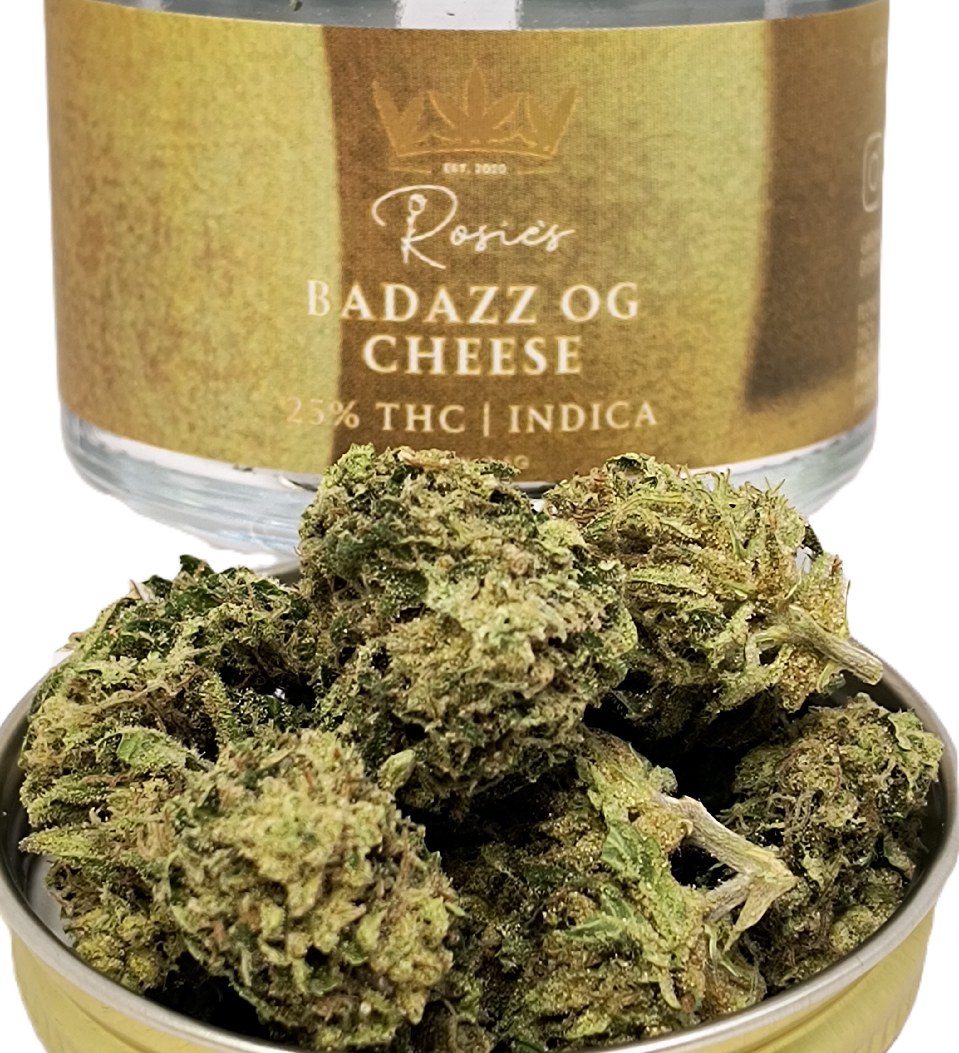 Photograph of product: Badazz OG Cheese Jar | Rosie's - 3.5g