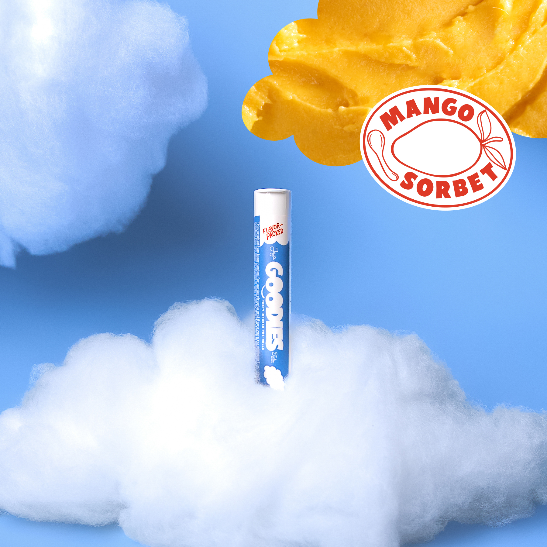 Photograph of product: Infused Pre-Roll - Mango Sorbet