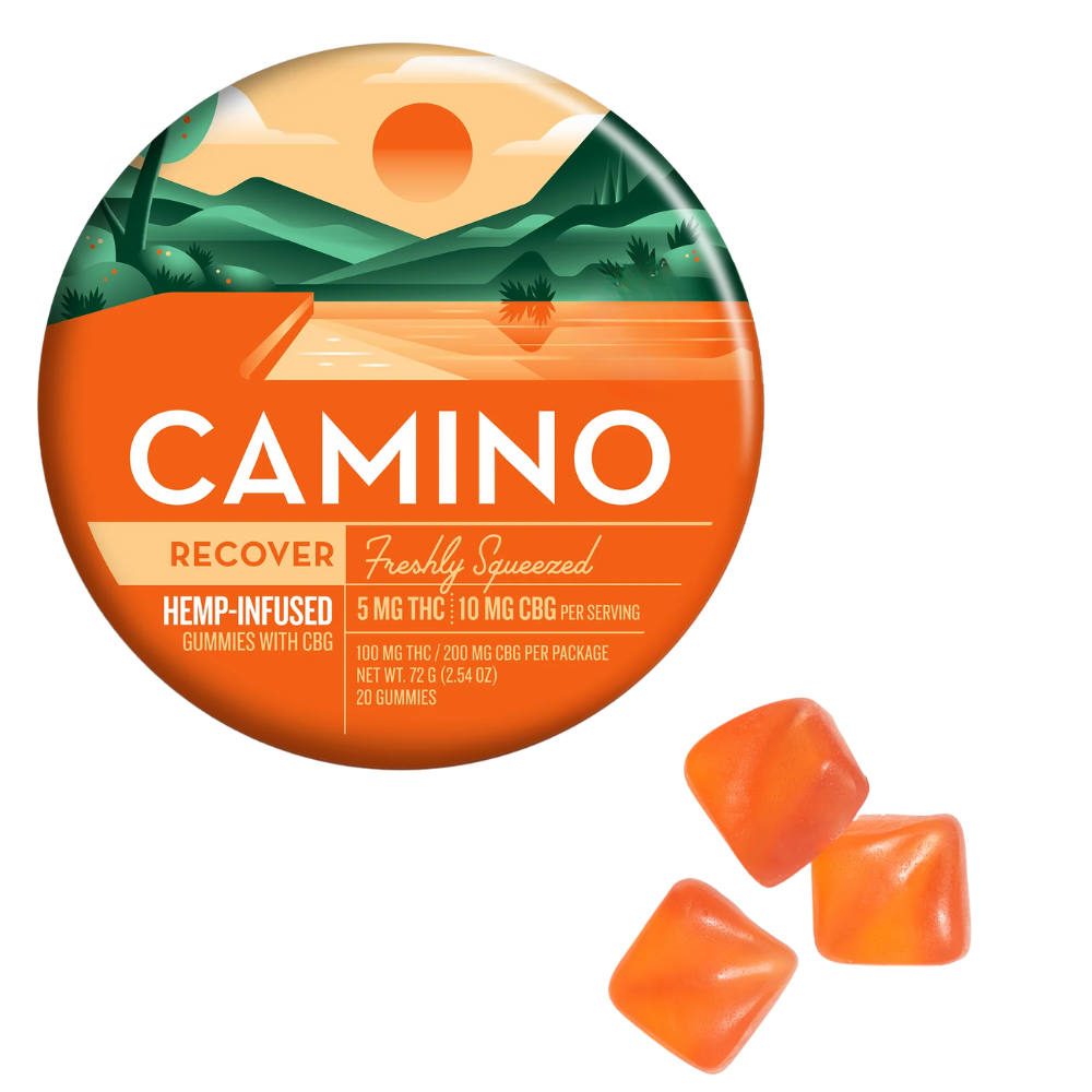Photograph of product: Camino | Freshly Squeezed | Gummies | 20pk | 100mg