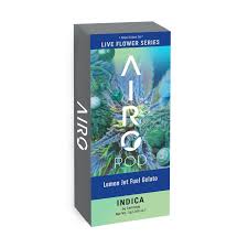 Photograph of product: AiroPod Cartridge Live Flower Lemon Jet Fuel Gelato 0.5g