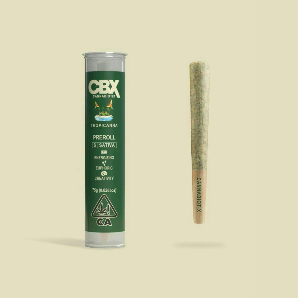 Photograph of product: CBX - Tropicanna Preroll - .75g