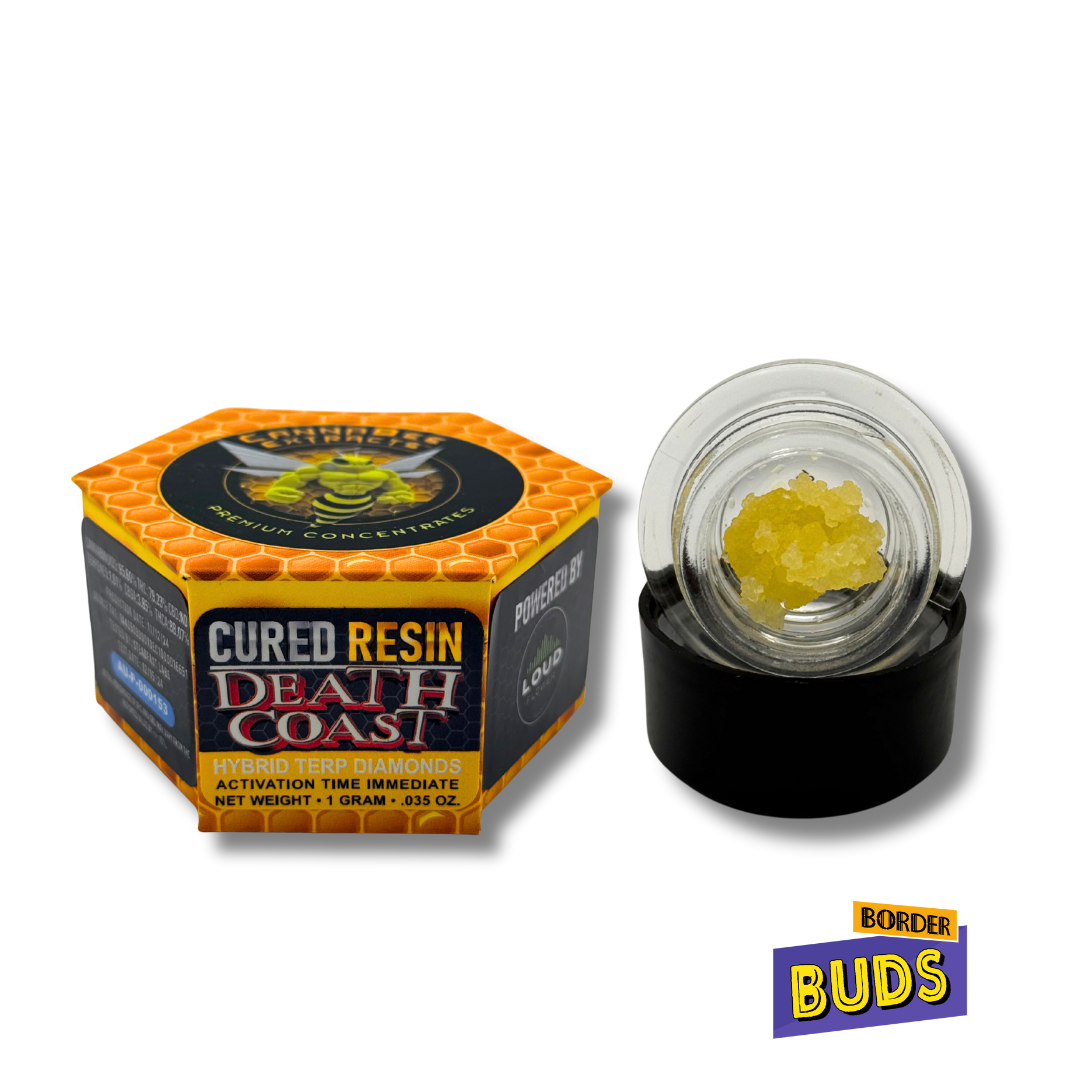 Photograph of product: Death Coast | Cannabee Extracts | 1g | Cured Resin Terp Diamonds