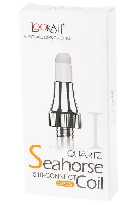 Photograph of product: Lookah Seahorse 5pk Quartz & Ceramic Replacement Coils