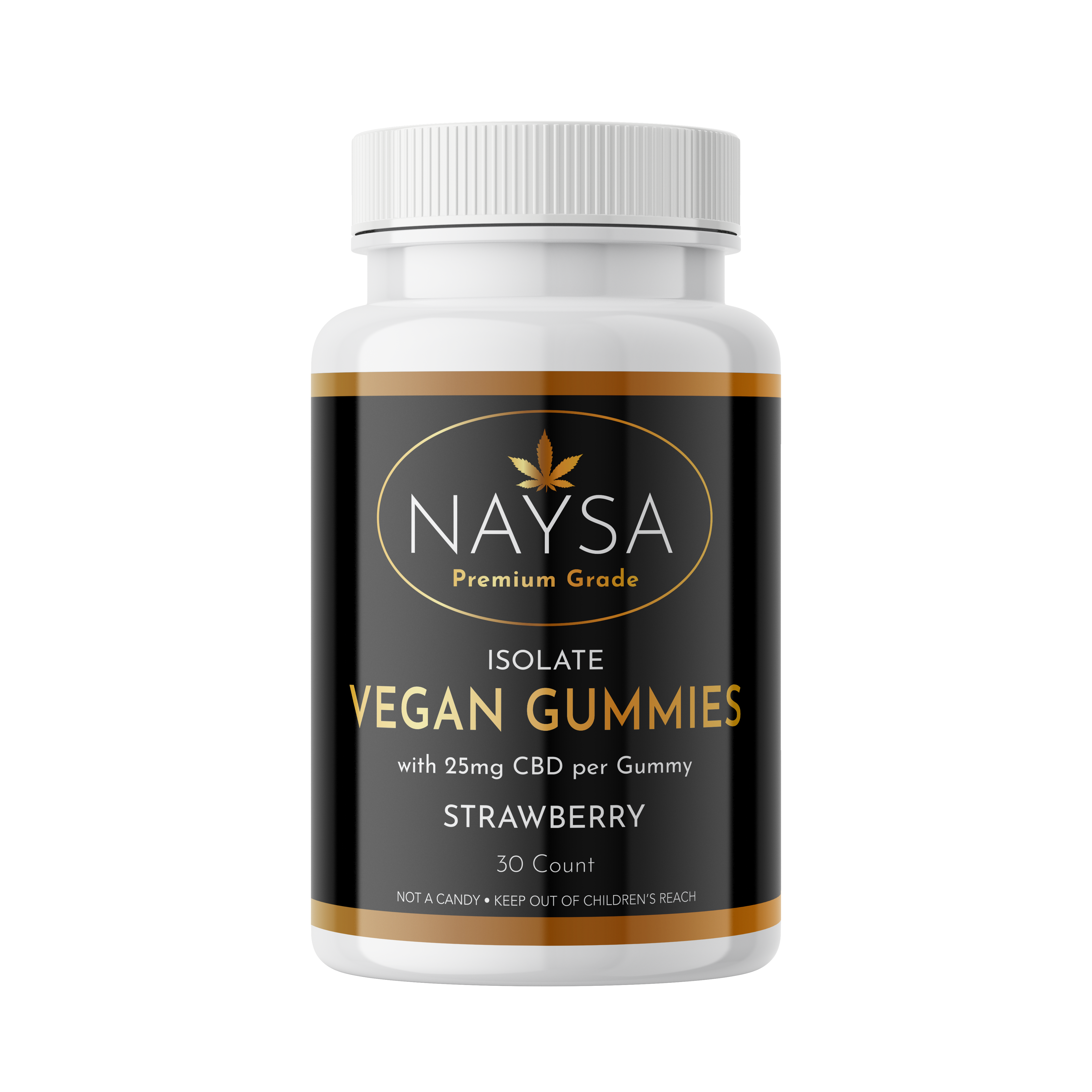 Photograph of product: Naysa | Iso Vegan Gummy 30ct | Edible | 1500mg