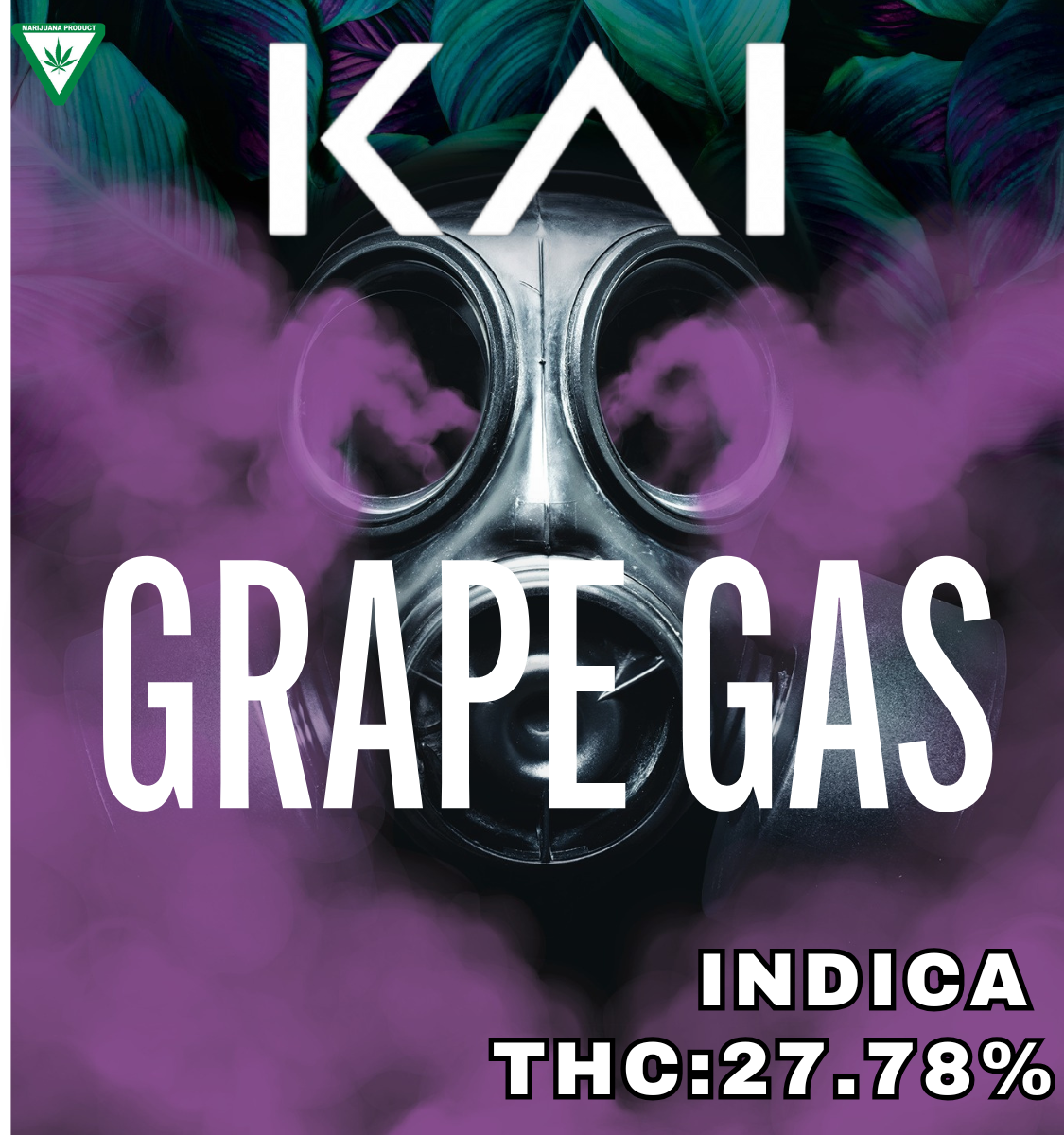 Photograph of product: Zaza Tier Deli - Grape Gas - 28g