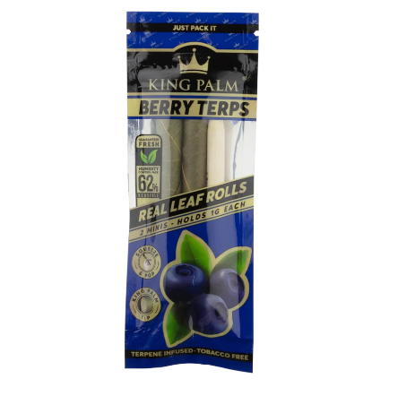 Photograph of product: King Palm Mini Rolls | 2pk - Magic Mint