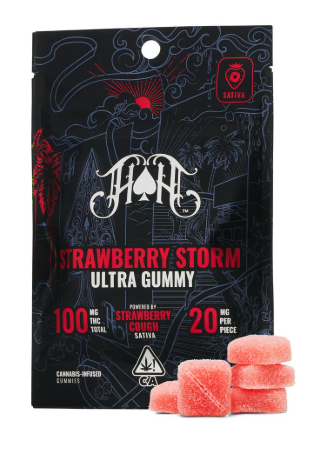 Photograph of product: Strawberry Storm | 20mg Gummy 5-pack