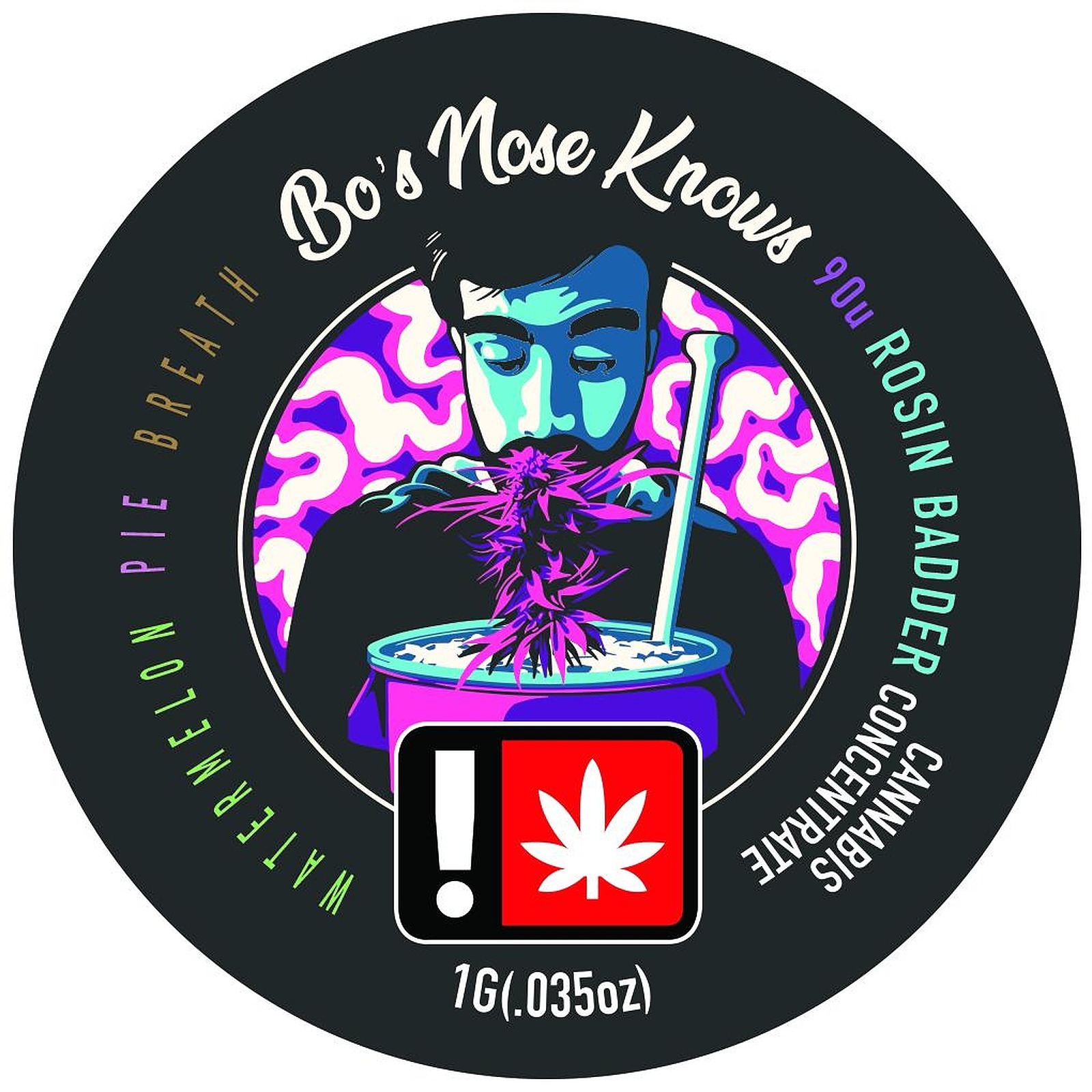 Photograph of product: Bo's Nose > Rosin Badder 1g > 24 Papaya's