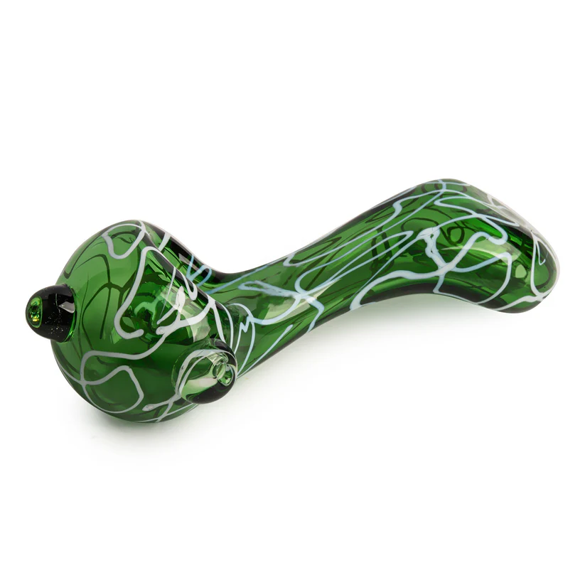 Photograph of product: Red Eye Glass 4.75" World Tour Van Halen Sherlock - Green