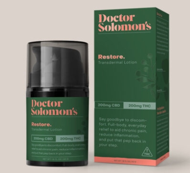 Photograph of product: Dr. Solomon's Lotion 1:1 400mg - Restore