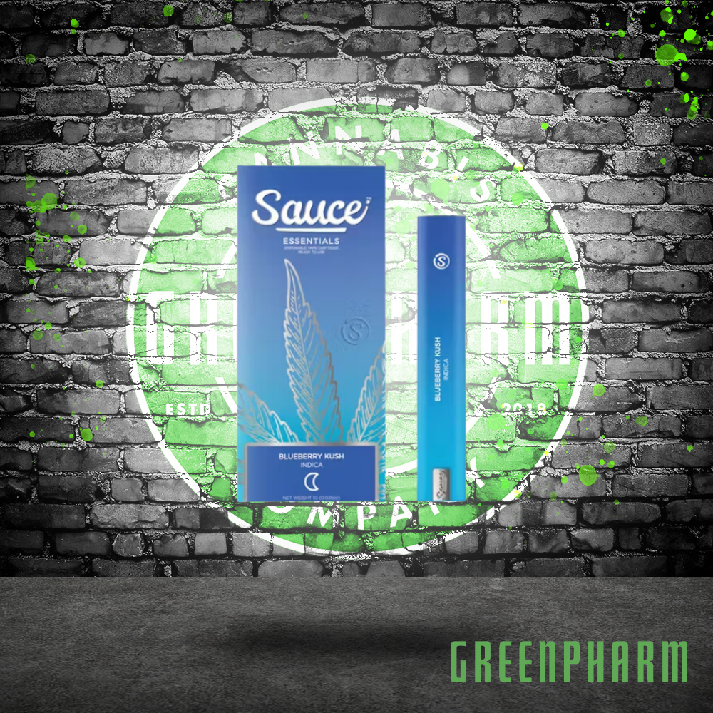 Photograph of product: Sauce Essentials Blueberry Kush Disposable Vape