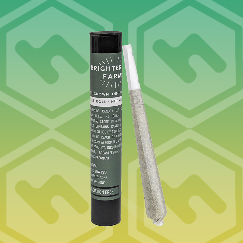 Photograph of product: Brighterside Farms | Cream Cake | Pre-Roll | 1g