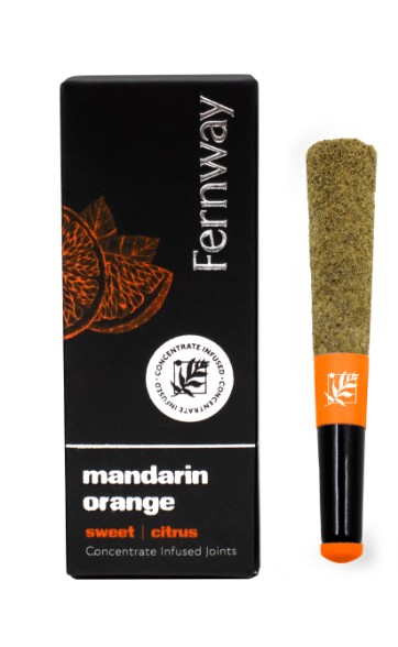 Photograph of product: Mandarin Orange - 1g Diamond Smoke - Fernway
