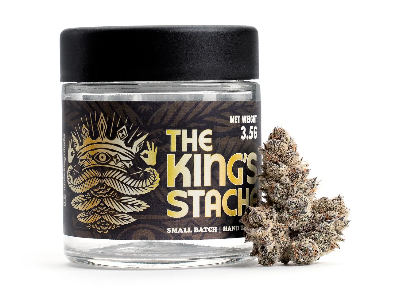 Photograph of product: The King's Stache - Say Less Jar - 3.5g