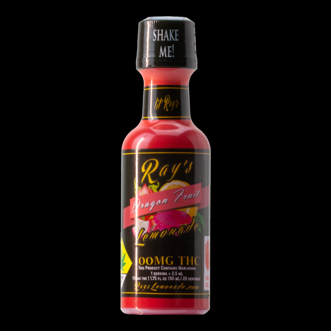 Photograph of product: Dragon Fruit Lemonade 100mg 1.75oz Liquid Edible Ray's Lemonade